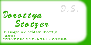 dorottya stotzer business card